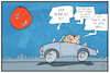 Cartoon: Roter Mond (small) by Kostas Koufogiorgos tagged karikatur,koufogiorgos,illustration,cartoon,mond,rot,grün,auto,ampel,verkehr,zeichen,erdtrabant,himmelskörper,finsternis,nacht,himmel