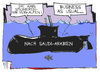 Cartoon: Rüstungsexporte (small) by Kostas Koufogiorgos tagged uboot,rüstung,saudi,arabien,usa,spionage,export,karikatur,wirtschaft,koufogiorgos