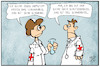 Cartoon: Schutzmasken (small) by Kostas Koufogiorgos tagged karikatur,koufogiorgos,illustration,cartoon,schutz,masken,schutzausrüstung,corona,virus,covid,pandemie,impfstoff,virologe,arzt,aerztin,gesundheitswesen