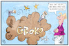 Cartoon: Sicherheitszone Groko (small) by Kostas Koufogiorgos tagged karikatur,koufogiorgos,illustration,cartoon,groko,streit,merkel,kramp,karrenbauer,akk,syrien,sicherheitszone,spd,cdu,demokratie,außenpolitik