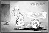 Cartoon: Sklavenarbeit (small) by Kostas Koufogiorgos tagged karikatur,koufogiorgos,illustration,cartoon,schlachthof,arbeit,arbeiter,sklave,kette,virus,corona,pandemie,schlachter,metzger