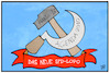 Cartoon: SPD-Logo (small) by Kostas Koufogiorgos tagged karikatur,koufogiorgos,illustration,cartoon,spd,logo,juso,kühnert,sozialismus,kommunismus,hammer,sichel,hartz,iv,partei,sozialdemokratie