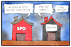 Cartoon: SPD-Wahlkampf (small) by Kostas Koufogiorgos tagged karikatur,koufogiorgos,illustration,cartoon,spd,wahlkampf,erdogan,krieg,diplomatie,konflikt,tuerkei,partei