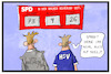 Cartoon: SPD Bremen (small) by Kostas Koufogiorgos tagged karikatur,koufogiorgos,illustration,cartoon,spd,bremen,hsv,uhr,zeit,regierung,sozialdemokraten,sport,bundesliga