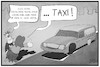 Cartoon: Sperrstunde (small) by Kostas Koufogiorgos tagged karikatur,koufogiorgos,illustration,cartoon,feier,corona,taxi,bestattungswagen,bestattung,leichenwagen,pandemie,sperrstunde