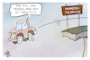 Cartoon: Sprengung der Rahmedetalbrücke (small) by Kostas Koufogiorgos tagged karikatur,koufogiorgos,rahmede,tal,brücke,navi,gps,auto,nrw