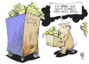 Cartoon: Staatsanleihen (small) by Kostas Koufogiorgos tagged staatsanleihen,ezb,piigs,krisenstaat,müll,bank,europa,euro,schulden,krise,karikatur,kostas,koufogiorgos