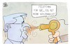 Cartoon: Steinmeier und Selenskyj (small) by Kostas Koufogiorgos tagged karikatur,koufogiorgos,steinmeier,eis,vereist,kalt,ukraine,deutschland,bundespräsident,föhn,auftauen,telefon,telefonat