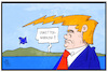 Cartoon: Sturm aus den USA (small) by Kostas Koufogiorgos tagged karikatur,koufogiorgos,illustration,cartoon,usa,trump,sturm,europa,beziehung,unwetter