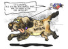 Cartoon: Stuttgart 21 (small) by Kostas Koufogiorgos tagged stuttgart,21,bahn,hund,kosten,geld,finanzierung,bahnhof,infrastruktur,karikatur,kostas,koufogiorgos