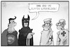 Cartoon: Superhelden (small) by Kostas Koufogiorgos tagged karikatur,koufogiorgos,illustration,cartoon,batman,superman,arzt,krankenschwester,pfleger,corona,krise,pandemie,gesundheitswesen,held,superheld