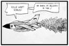 Cartoon: Syrien-Einsatz (small) by Kostas Koufogiorgos tagged karikatur,koufogiorgos,illustration,cartoon,bundeswehr,tornado,flugzeut,einsatz,geld,euro,kosten,militär,syrien