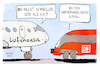 Cartoon: Tarifverhandlungen (small) by Kostas Koufogiorgos tagged karikatur,koufogiorgos,lufthansa,tarifverhandlung,fligzeug,bahn,streik,arbeit