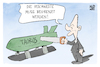 Cartoon: Taurus-Reichweite (small) by Kostas Koufogiorgos tagged karikatur,koufogiorgos,taurus,scholz,reichweite,säge