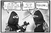 Cartoon: Terror in Tunis (small) by Kostas Koufogiorgos tagged karikatur,koufogiorgos,illustration,cartoon,tunis,terrorismus,terroristen,tourist,unschuldig,gott,feigling,politik,extremismus,anschlag,tunesien