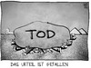 Cartoon: Todesurteile in Ägypten (small) by Kostas Koufogiorgos tagged karikatur,koufogiorgos,cartoon,illustration,ägypten,todesurteil,tod,justiz,gericht,politik,stein,menschen