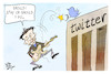 Cartoon: Twitter (small) by Kostas Koufogiorgos tagged karikatur,koufogiorgos,musk,twitter,vogel,abstimmung,social,media