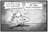 Cartoon: Ukraine-Konflikt (small) by Kostas Koufogiorgos tagged karikatur,koufogiorgos,illustration,cartoon,friedenstaube,putin,ukraine,konflikt,krieg,federn,politik