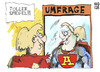 Cartoon: Umfragehoch (small) by Kostas Koufogiorgos tagged merkel,spiegel,umfrage,cdu,bundeskanzlerin,wahl,karikatur,kostas,koufogiorgos