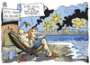 Cartoon: Urlaub in Ägypten (small) by Kostas Koufogiorgos tagged urlaub,ferien,tourismus,ägypten,konflikt,krieg,muslimbrüder,hotel,karikatur,koufogiorgos