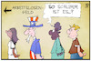 Cartoon: US-Arbeitsmarkt (small) by Kostas Koufogiorgos tagged karikatur,koufogiorgos,illustration,cartoon,usa,uncle,sam,arbeitslosigkeit,schlange,arbeitslosengeld