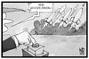 Cartoon: US-Feuerwerk (small) by Kostas Koufogiorgos tagged karikatur,koufogiorgos,illustration,cartoon,usa,donald,trump,feuerwerk,rakete,atombombe,sieg,präsident,krieg