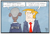 Cartoon: US-Show (small) by Kostas Koufogiorgos tagged karikatur,koufogiorgos,illustration,cartoon,usa,show,showbiz,oama,trump,netflix,streaming,fernsehen