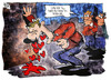 Cartoon: Valentinstag (small) by Kostas Koufogiorgos tagged karikatur,illustration,cartoon,koufogiorgos,valentinstag,liebe,krankheit,überdosis,krank,romantik