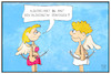 Cartoon: Valentinstag (small) by Kostas Koufogiorgos tagged karikatur koufogiorgos illustration cartoon valentinstag eros cupido gott liebe mann frau paar