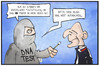 Cartoon: Varoufake (small) by Kostas Koufogiorgos tagged karikatur,koufogiorgos,illustration,cartoon,varoufakis,dna,test,video,echtheit,varoufake,stinkefinger,fingergate,satire,politiker