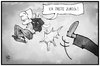 Cartoon: Varoufakis (small) by Kostas Koufogiorgos tagged karikatur,koufogiorgos,illustration,cartoon,varoufakis,rücktritt,tritt,treten,rauswurf,griechenland,finanzminister,politik