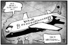 Cartoon: ver.di-Streik (small) by Kostas Koufogiorgos tagged karikatur,koufogiorgos,illustration,cartoon,verdi,gewerkschaft,streik,warnstreik,flugzeug,flughafen,airline,arbeit,arbeitskampf,tarifkampf