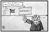 Cartoon: Visafreiheit (small) by Kostas Koufogiorgos tagged karikatur,koufogiorgos,illustration,cartoon,visa,freiheit,erdogan,tuerkei,eu,europa,flüchtlingsdeal,demonstration,toleranz