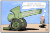 Cartoon: Waffenrecht (small) by Kostas Koufogiorgos tagged karikatur,koufogiorgos,illustration,cartoon,waffenrecht,michel,kanone,hass,hetze,prävention,populismus,polarsierung