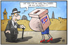 Cartoon: Wahl in Großbritannien (small) by Kostas Koufogiorgos tagged karikatur,koufogiorgos,illustration,cartoon,wahl,uk,königreich,grossbritannien,royal,baby,urne,wahlurne,parlamentswahl,schwangerschaft,geburt