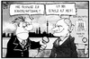 Cartoon: Wahl in Hamburg (small) by Kostas Koufogiorgos tagged karikatur,koufogiorgos,illustration,cartoon,scholz,hamburg,spd,bürgermeister,wahl,reporter,stolz,zuversicht,politik