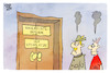 Cartoon: Wahlrechtsreform (small) by Kostas Koufogiorgos tagged karikatur,koufogiorgos,wahlrechtsreform,csu,linke,stehplatz