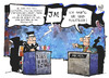 Cartoon: Was bin ich?- Politiker! (small) by Kostas Koufogiorgos tagged koufogiorgos,karikatur,illustration,cartoon,schweinderl,politiker,michel,korruption,quiz,show,spiel,fernsehen,politik,betrug