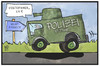 Cartoon: Wasserwerfer-Urteil (small) by Kostas Koufogiorgos tagged karikatur,koufogiorgos,illustration,cartoon,s21,stuttgart,polizei,wasserwerfer,urteil,geisterfahrer,recht,gesetz,prozess