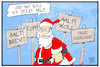 Cartoon: Weihnachten geschlossen (small) by Kostas Koufogiorgos tagged karikatur,koufogiorgos,illustration,cartoon,weihnachtsmann,halt,stopp,grenze,geschlossen