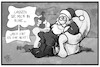 Cartoon: Weihnachtsboykott (small) by Kostas Koufogiorgos tagged karikatur,koufogiorgos,illustration,cartoon,weihnachtsmann,alkoholiker,launisch,feier,fest,boykott