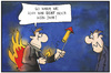 Cartoon: Wetter 2014 (small) by Kostas Koufogiorgos tagged karikatur,koufogiorgos,illustration,cartoon,wetter,klima,2014,silvester,jahreswechsel,feuer,feuerwerk