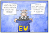 Cartoon: Whistleblower (small) by Kostas Koufogiorgos tagged karikatur,koufogiorgos,illustration,cartoon,eu,whistleblower,schutz,waffen,lobby,rüstung