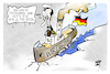 Cartoon: Wirtschaftsoffensive (small) by Kostas Koufogiorgos tagged karikatur,koufogiorgos,wirtschaft,merz,schiff,eis