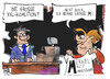 Cartoon: XXL-Koalition (small) by Kostas Koufogiorgos tagged koalition,groko,merkel,regierung,maut,mindestlohn,verhandlung,karikatur,koufogiorgos