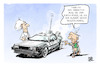 Cartoon: Zeitreise (small) by Kostas Koufogiorgos tagged karikatur,koufogiorgos,krieg,ukraine,zeitmaschine,doc,brown,de,lorean,auto,putin,russland,zeitreise