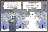 Cartoon: Zeltstädte im Winter (small) by Kostas Koufogiorgos tagged karikatur,koufogiorgos,illustration,cartoon,winter,kälte,kälteeinbruch,schneemann,reporter,medien,fernsehen,zeltstadt,flüchtlingsunterkunft,bericht,flüchtling,winterfest