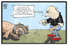 Cartoon: Zoo Leipzig (small) by Kostas Koufogiorgos tagged karikatur,koufogiorgos,illustration,cartoon,zoo,leipzig,neonazi,rechtsradikal,afrikaner,ausländer,gewalt,tier,erschiessung,sachsen,politik