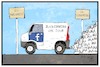 Cartoon: Zuckerberg on Tour (small) by Kostas Koufogiorgos tagged karikatur,koufogiorgos,illustration,cartoon,zuckerberg,tour,eu,usa,parlament,congress,cambridge,analytica,social,media,datenschutz,user,verbraucher