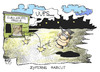 Cartoon: Zypern (small) by Kostas Koufogiorgos tagged zypern,eu,europa,euro,gruppe,schulden,krise,haircut,wirtschaft,karikatur,kostas,koufogiorgos